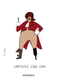 Affichette Capitaine Gros Chai