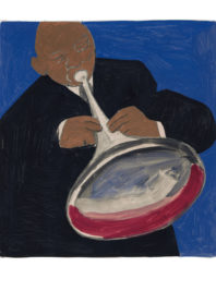 Affiche Jazz et jaja-trompette 50×60