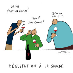 Affichette Dégustation à la sourde