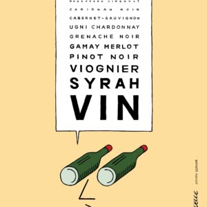 Affichette 30x40 cm sur papier Rivoli blanc 160