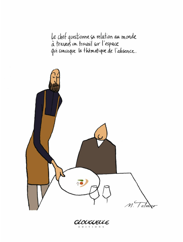 Affiche Le chef travaille sur l’espace