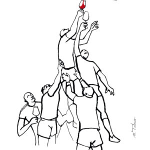 Affichette Rugby – la Touche