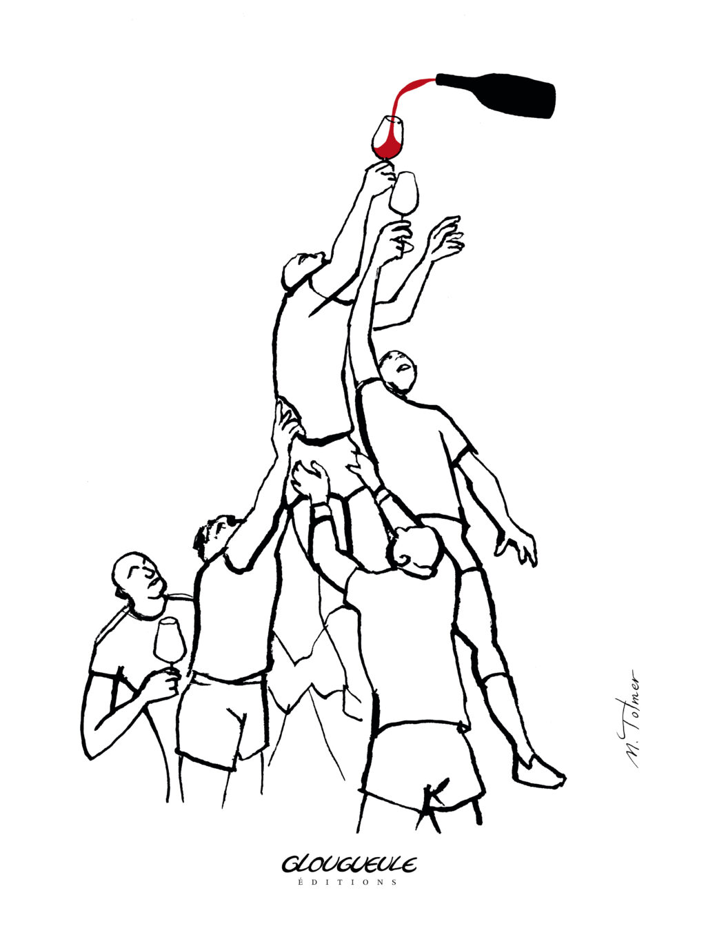 Affiche Rugby – la Touche