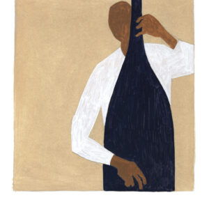Affiche Jazz et jaja-basse 50×60