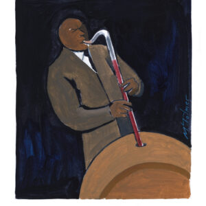 Affiche Jazz et jaja-sax 50×60