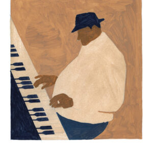 Affiche Jazz et jaja-piano 50×60