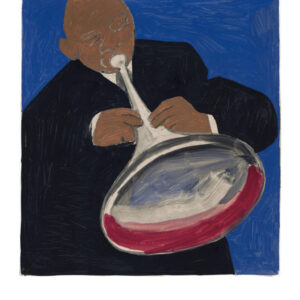 Affiche Jazz et jaja-trompette 50×60