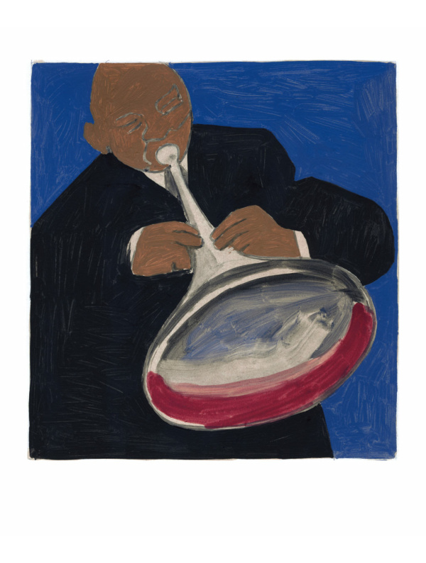Affiche Jazz et jaja-trompette 50×60