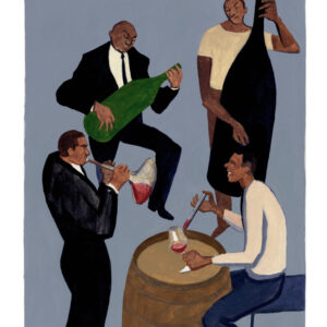 Affiche Jazz et jaja-Quartet 60×80