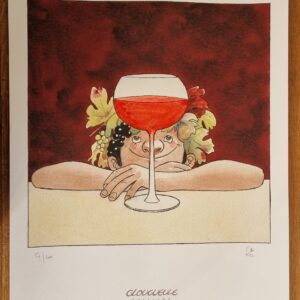 Affiche Petit Bacchus deviendra grand par Hervé Baru - digigraphie en tirage limité