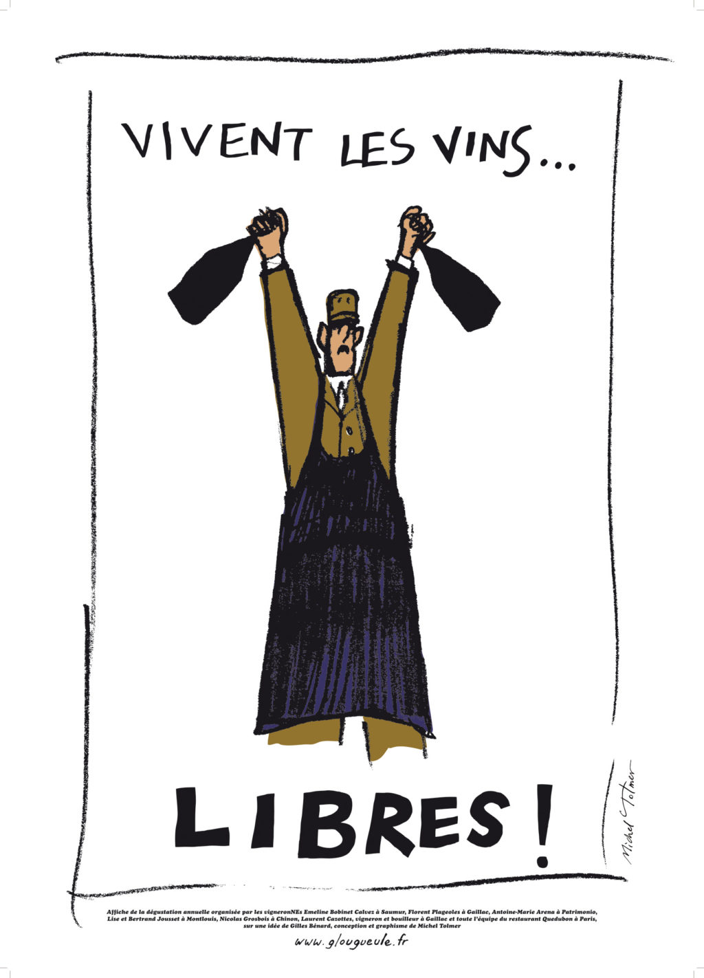 Affiche Vivent les Vins Libres