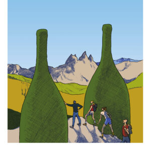 Affiche Albiez, les Cols du vin