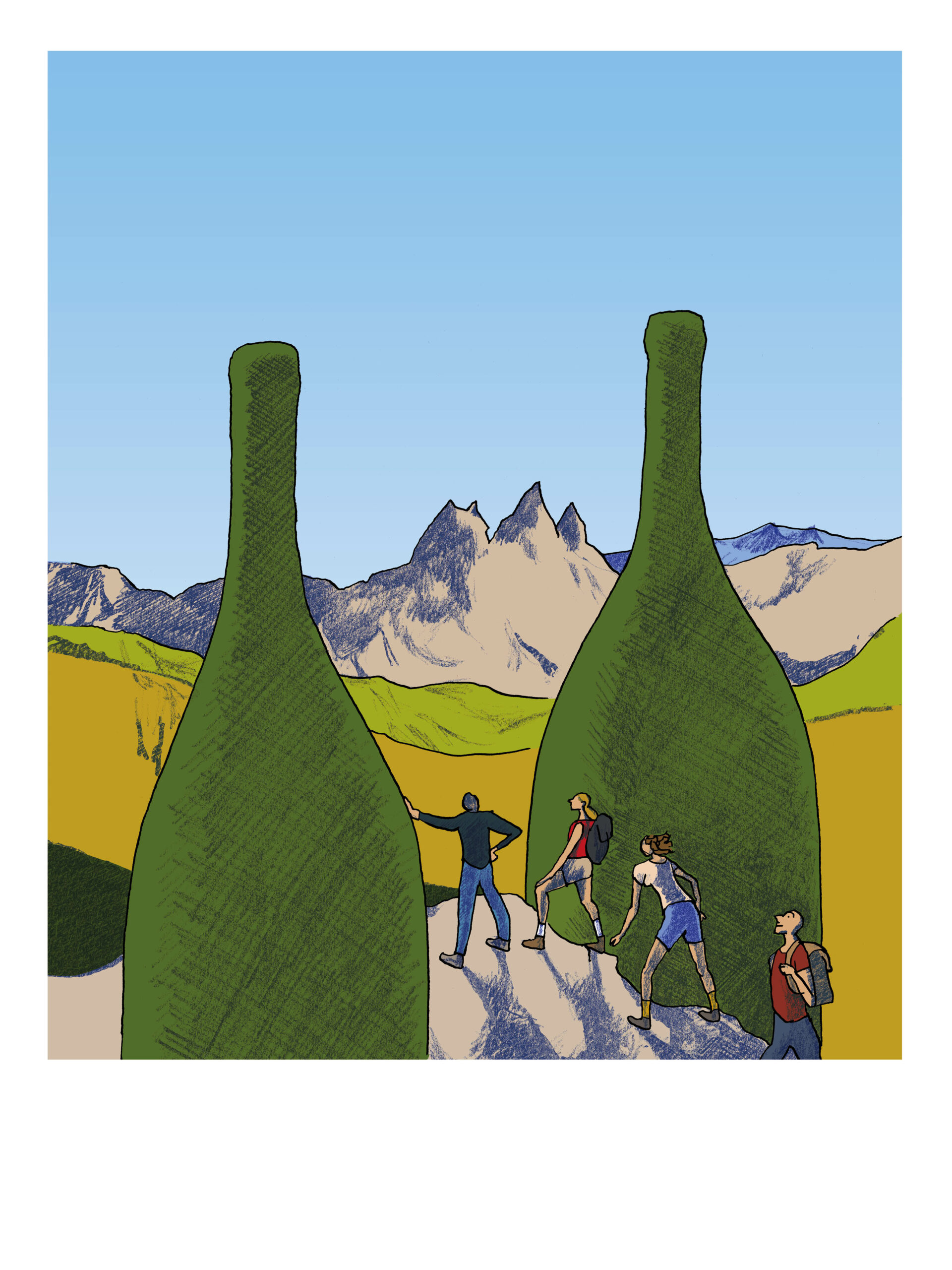 Affiche Albiez, les Cols du vin