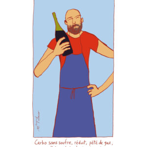 Affichette 30x45 cm sur papier Rivoli blanc 160 g.