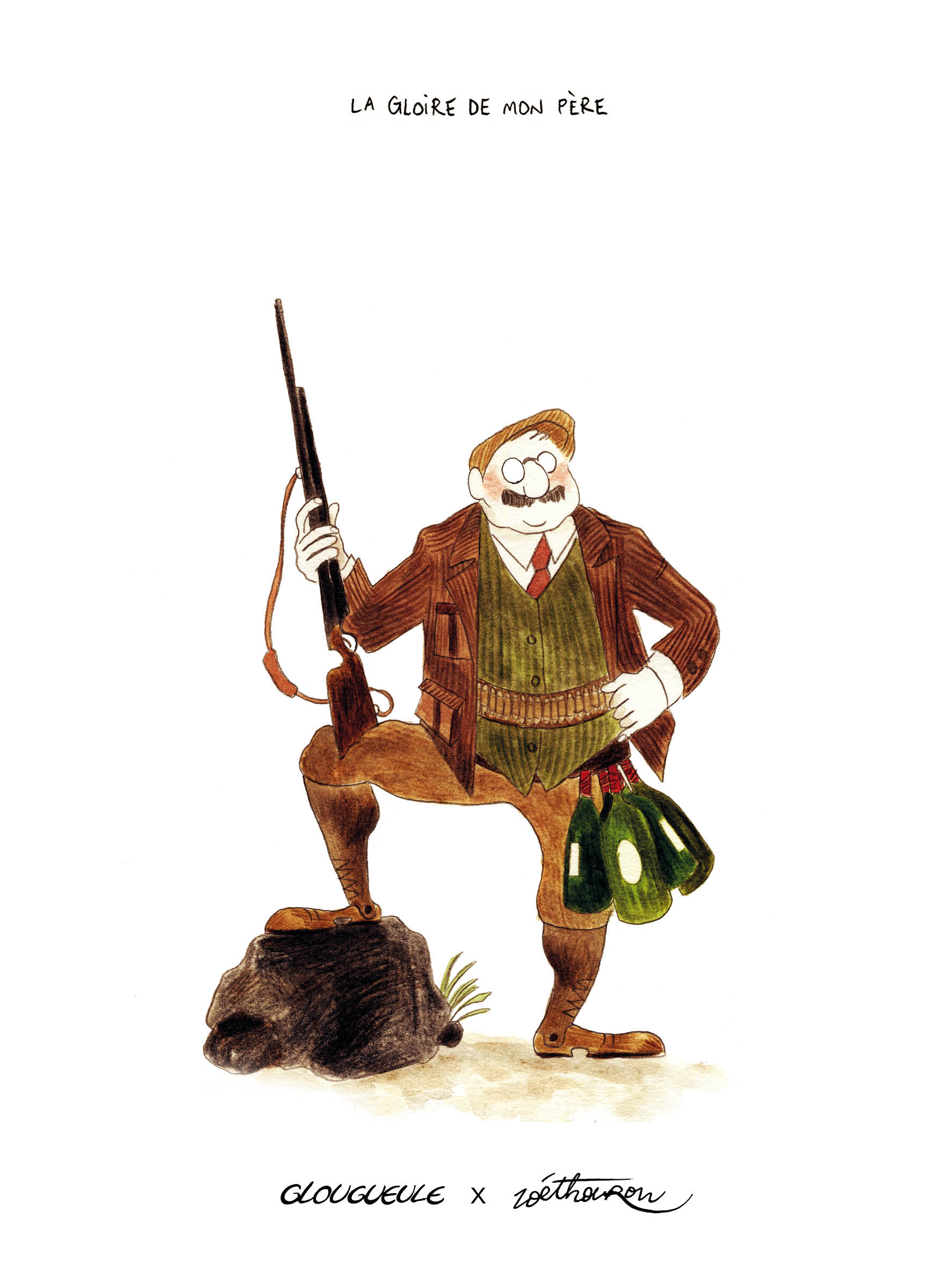 Affiche La Gloire de mon père par Zoé Thouron